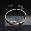 Rose gold hoop bracelet #62384