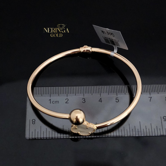 Rose gold hoop bracelet #62384