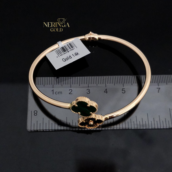 Rose gold hoop bracelet #62393