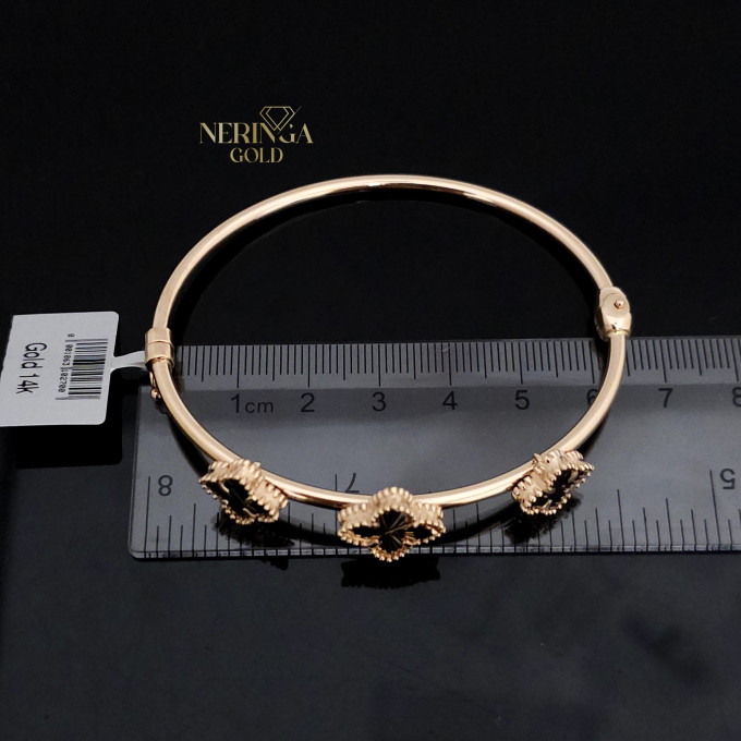 Rose gold hoop bracelet #62382