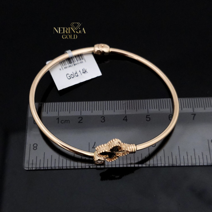 Rose gold hoop bracelet #62380