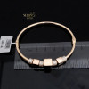 Rose gold hoop bracelet #63706