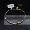 Rose gold hoop bracelet #62947