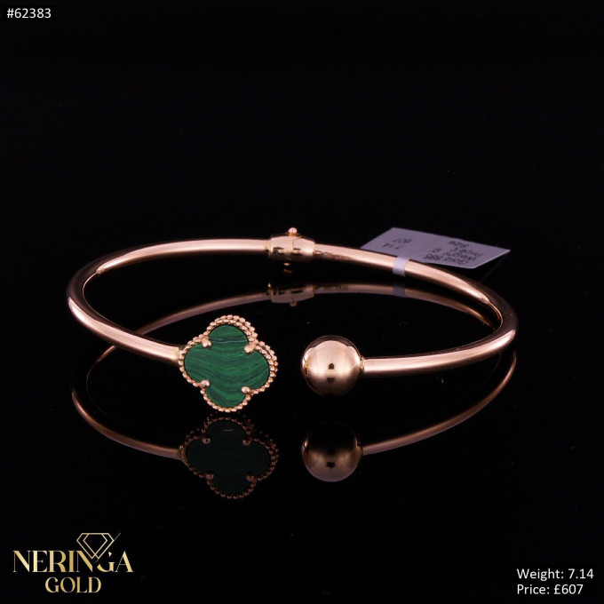 Rose gold hoop bracelet #62383