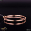 Rose gold hoop bracelet #62391