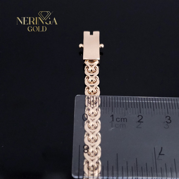 Rose gold full-bodied bracelet #63742