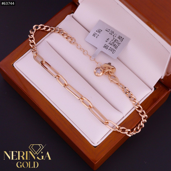 Rose gold bracelet #63744