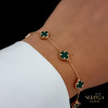 Rose gold bracelet #64161