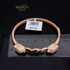 Rose gold hoop bracelet #64449