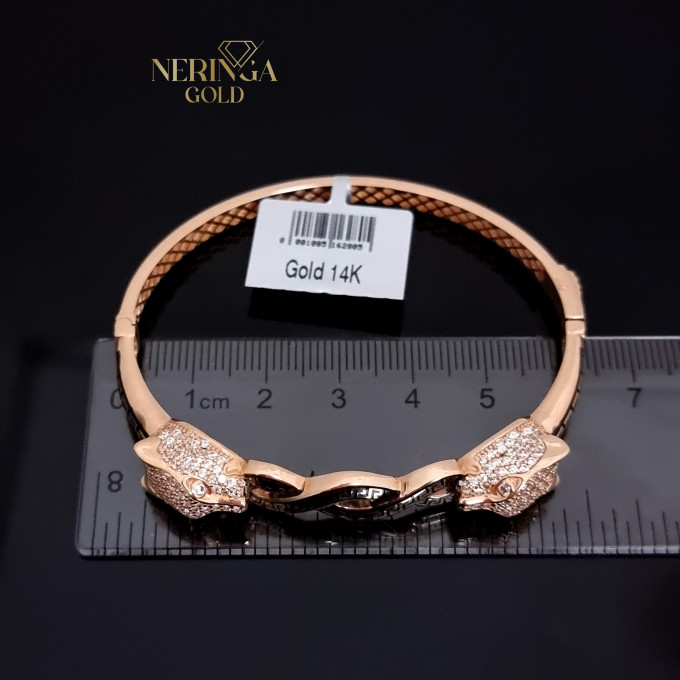 Rose gold hoop bracelet #64449