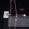 Rose gold foot bracelet #64456