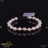 Rose black color cord gold thread bracelet #64222 Rose black color cord gold thread bracelet #64222
