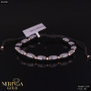 Rose black color cord gold thread bracelet #64268 Rose black color cord gold thread bracelet #64268