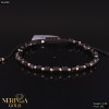Rose black color cord gold thread bracelet #64288 Rose black color cord gold thread bracelet #64288