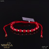 Rose red color cord gold thread bracelet #64305 Rose red color cord gold thread bracelet #64305