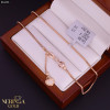 Rose gold foot bracelet #64456