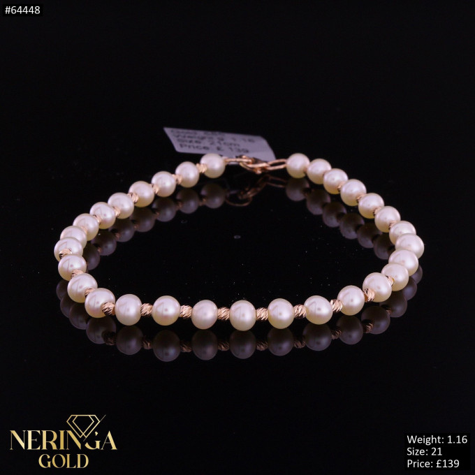 Rose gold bracelet #64448