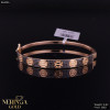 Rose gold hoop bracelet #64446
