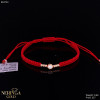 Rose red color cord gold thread bracelet #64734 Rose red color cord gold thread bracelet #64734