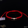 Rose red color cord gold thread bracelet #64737 Rose red color cord gold thread bracelet #64737