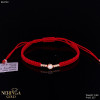 Rose red color cord gold thread bracelet #64739 Rose red color cord gold thread bracelet #64739