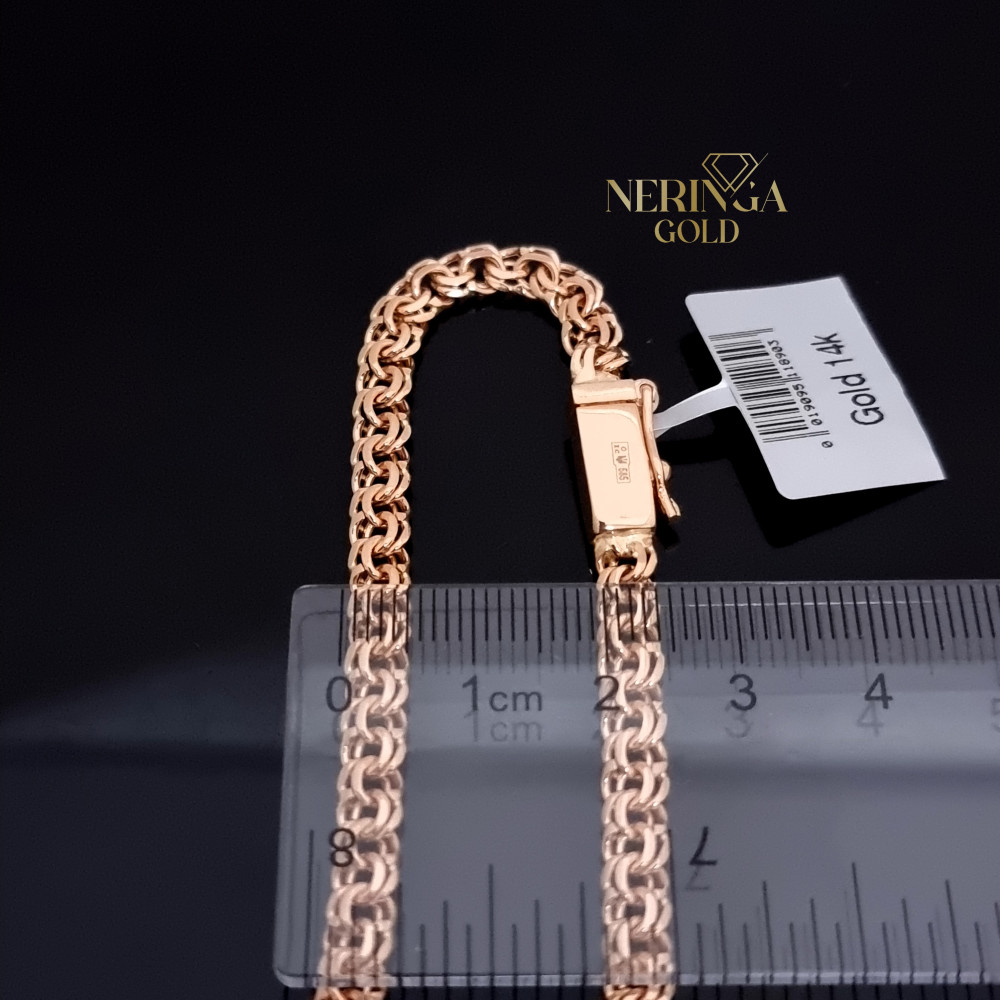 Rose gold full-bodied bracelet #64897