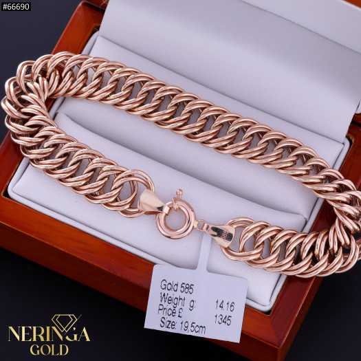 Rose gold bracelet #66690