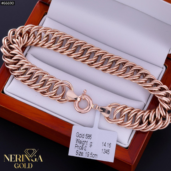 Rose gold bracelet #66690
