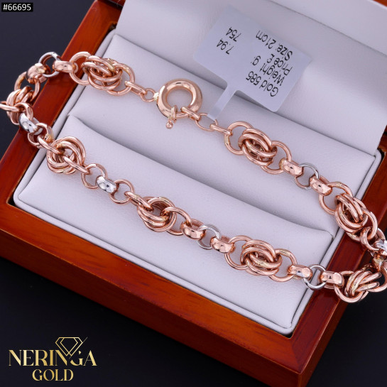 Rose gold bracelet #66695