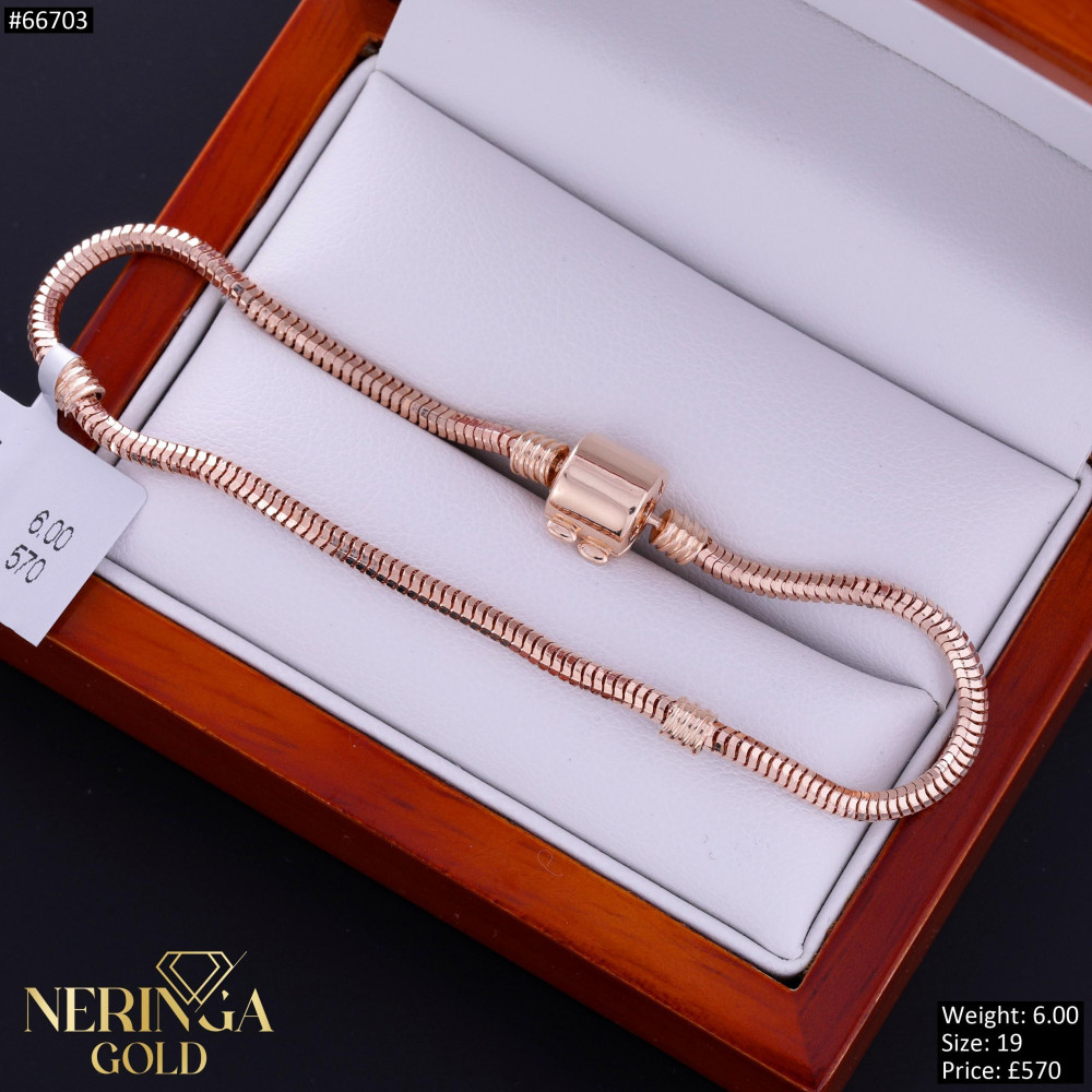 Rose gold bracelet #66703