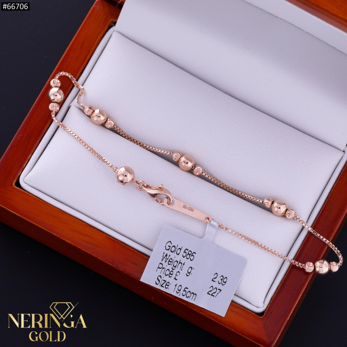 Rose gold bracelet #66706 Rose gold bracelet #66706