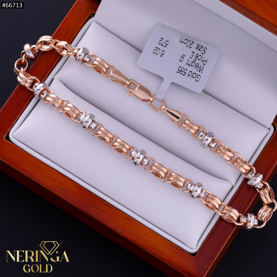 Rose gold bracelet #66713