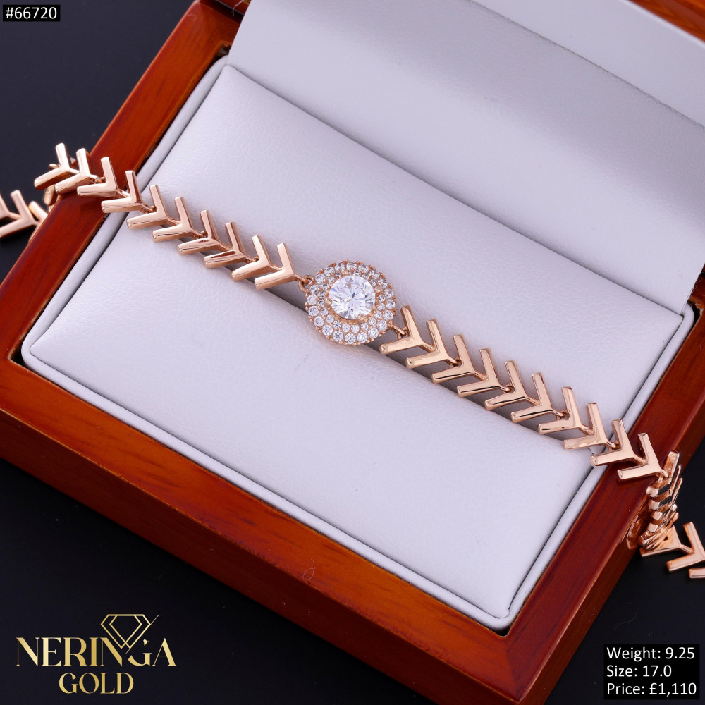 Rose gold bracelet #66720