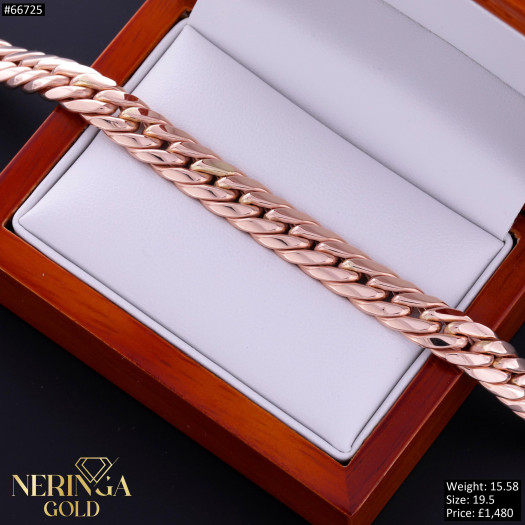 Rose gold bracelet #66725