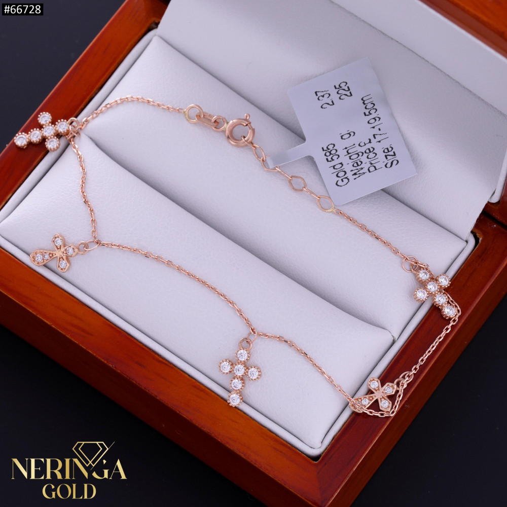 Rose gold bracelet #66728