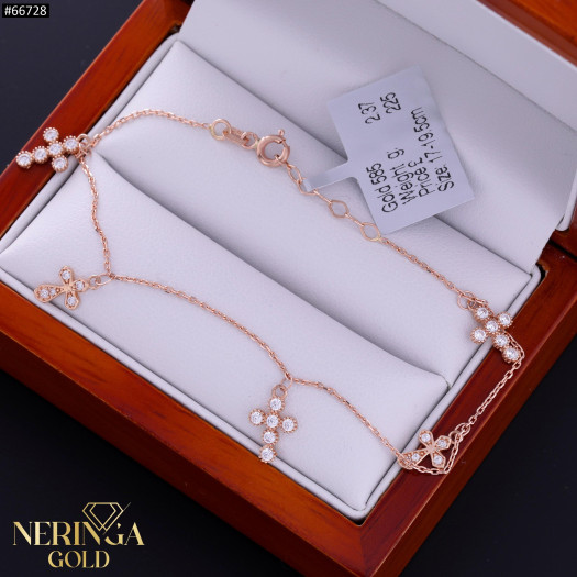 Rose gold bracelet #66728