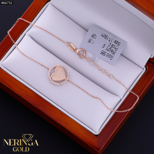 Rose gold bracelet #66732