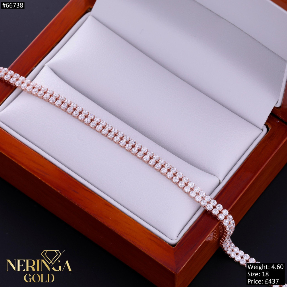 Rose gold bracelet #66738