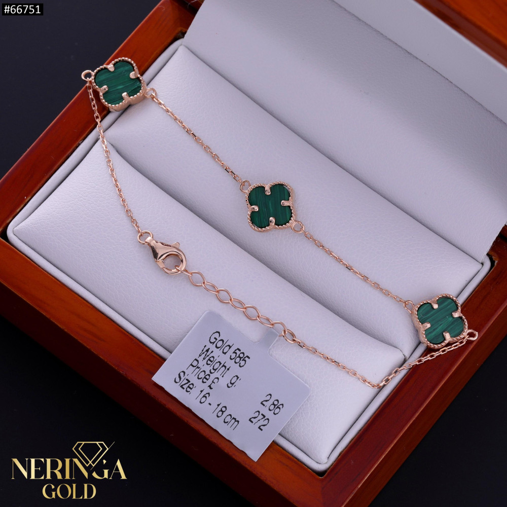 Rose gold bracelet #66751