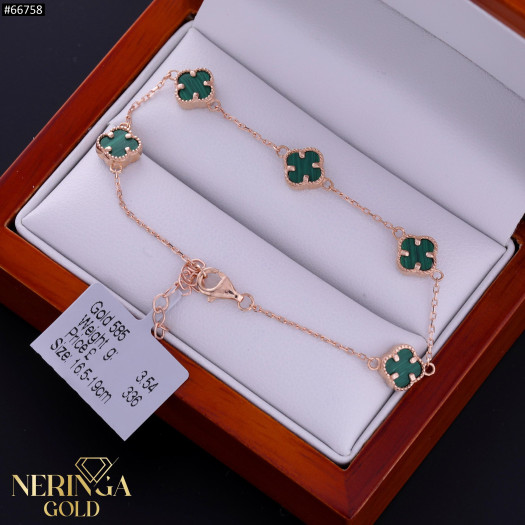 Rose gold bracelet #66758