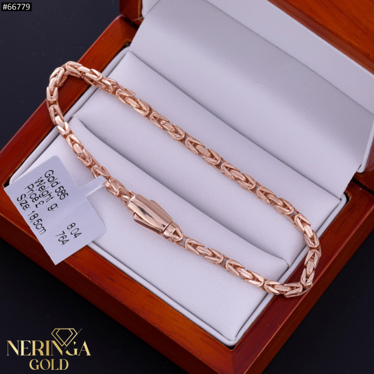 Rose gold full-bodied bracelet #66779