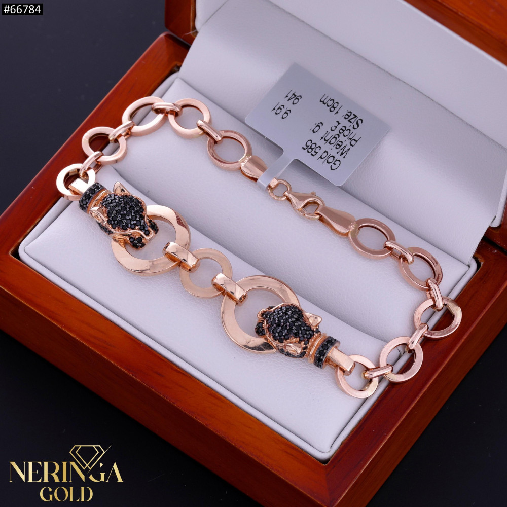 Rose gold bracelet #66784