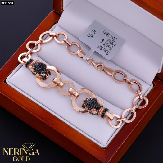 Rose gold bracelet #66784