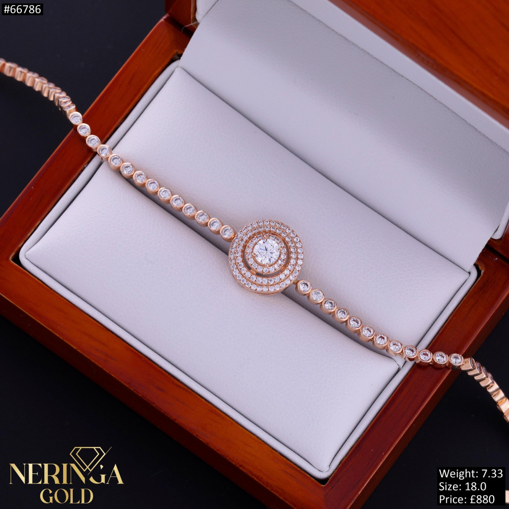 Rose gold bracelet #66786