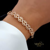 Rose gold hoop bracelet #66660 Rose gold hoop bracelet #66660