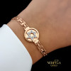 White rose gold bracelet #66717