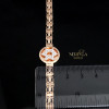 White rose gold bracelet #66717