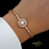 Rose gold bracelet #66721 Rose gold bracelet #66721