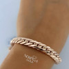 Rose gold bracelet #66725