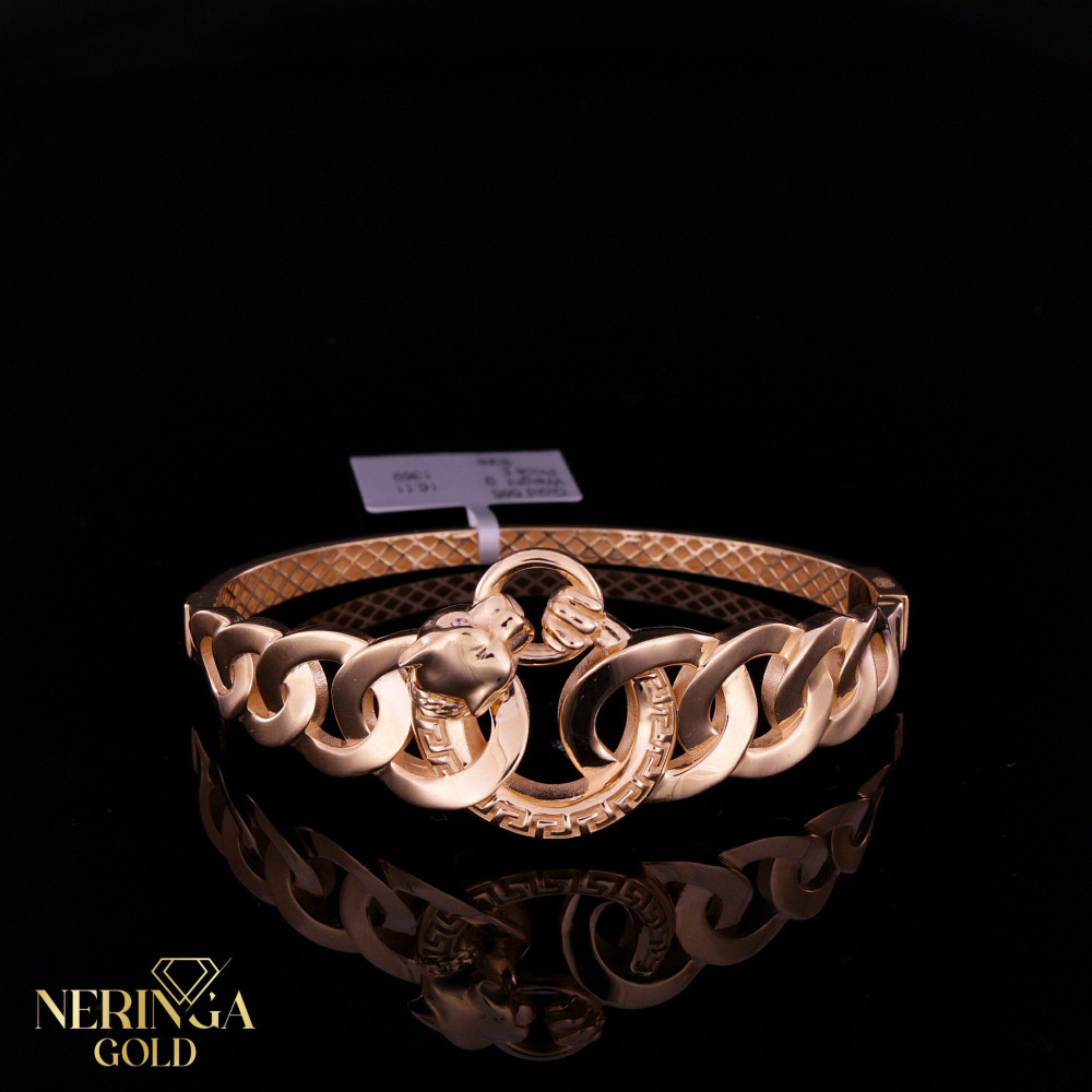 Rose gold hoop bracelet #66674